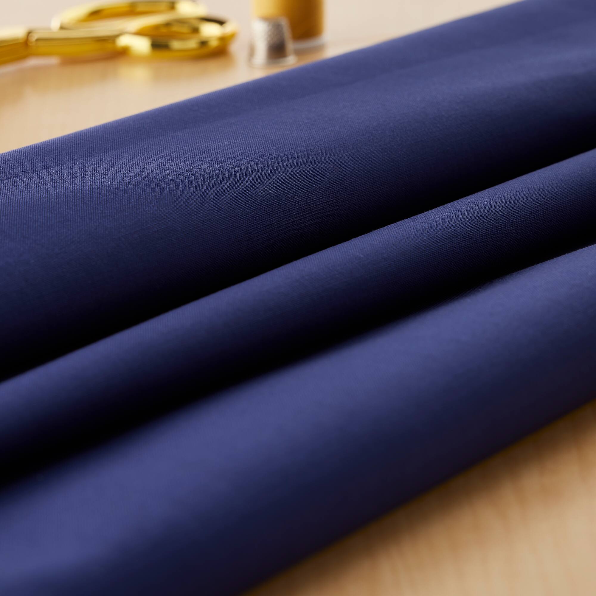 Springs Creative Navy Blue Solid Cotton Fabric